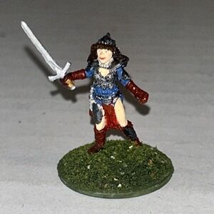 Ral Partha Warhammer Metal Painted Miniature‎ Tika Female Warrior Dragonlance